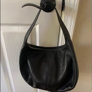 Coach Hobo Bag medium black leather authentic